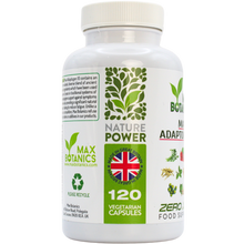 Load image into Gallery viewer, Max Adaptogen 10 | Ashwagandha, Bacopa, Holy Basil, Rhodiola Rosea, Schisandra, Cordyceps, Gotu Kola, Siberian &amp; Panax Ginseng, Astragalus
