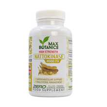 Load image into Gallery viewer, High Strength Nattokinase 4000 FU - 120 Capsules - Natural Fermented Soybean Extract - Enzyme from Japanese Natto - UK Made - GMP - Zero Additives
