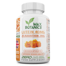 Load image into Gallery viewer, Lutein 40mg with Zeaxanthin 2mg | High Strength | Natural Eye Support
